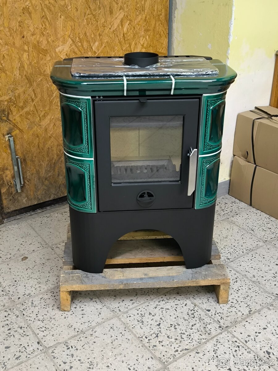 Kachlová krbová kamna 5,5 kW - 6