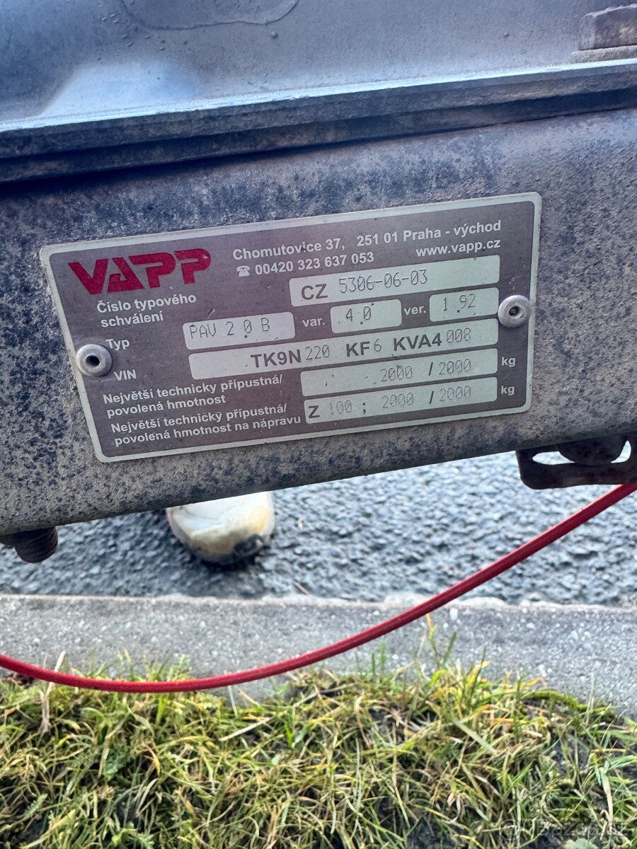 Prodám vlek Vapp - 6