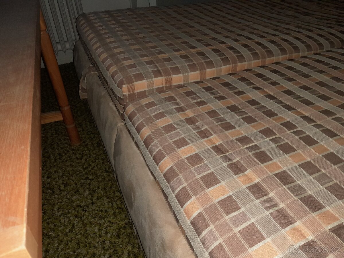 Manželská čalouněná postel 180x200 - 6