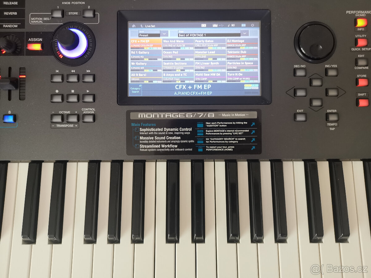 Yamaha Montage 7 + case Thon - 6