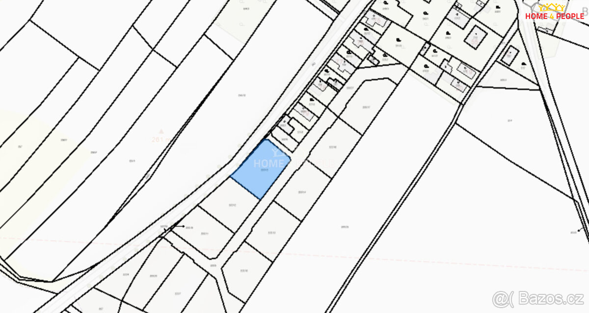 Prodej stavebního pozemku 970 m² v obci Břežany I, okres Kol - 6