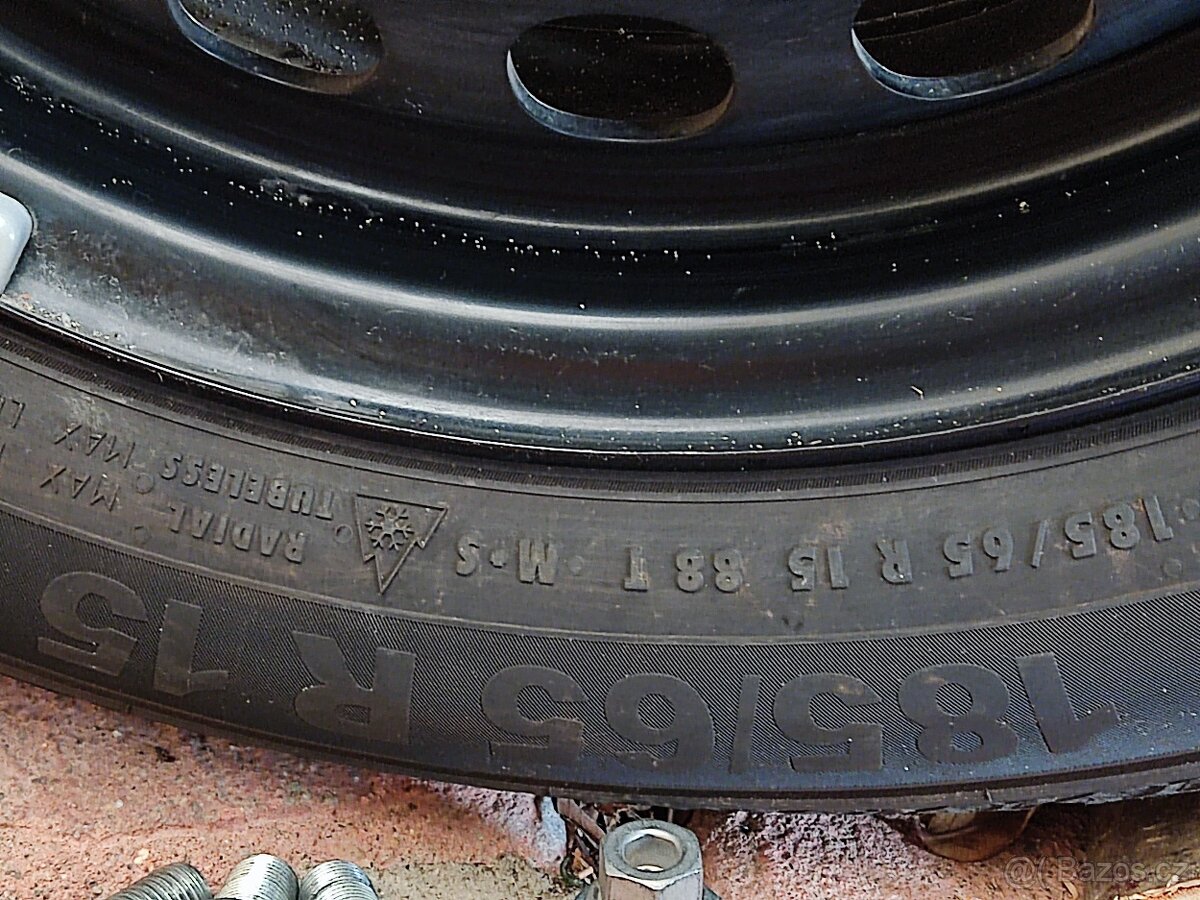 Orig Sada Kola Fabia 4 IV Zánovní nová 600 km r23 zimní - 6