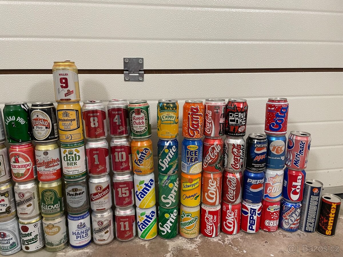 Plechovky od piva a limonády - 6