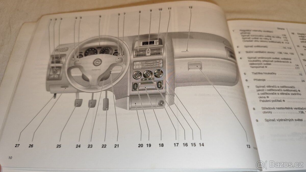 Opel ASTRA G - český návod k obsluze příručka (1998-2/2004) - 6