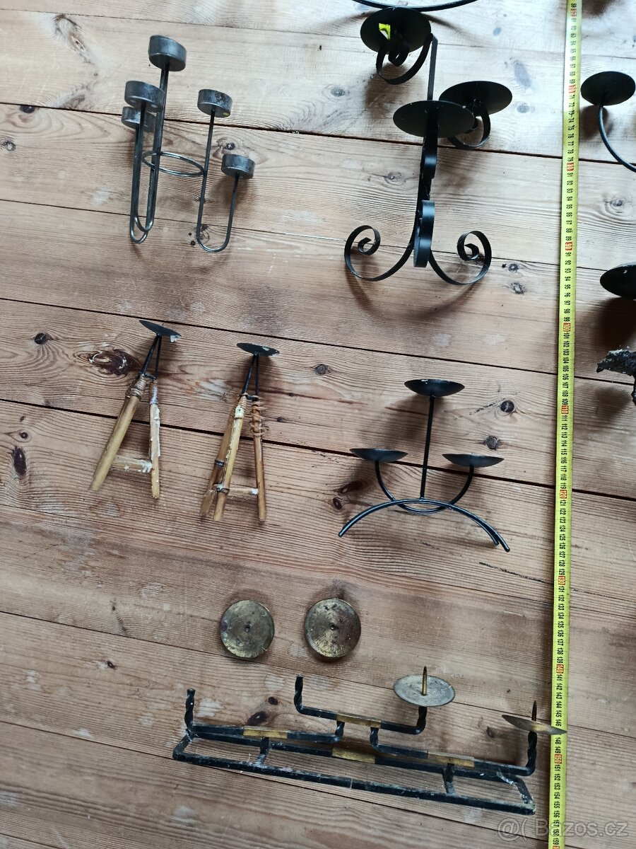 13 ks svícnů - svícínků - 6