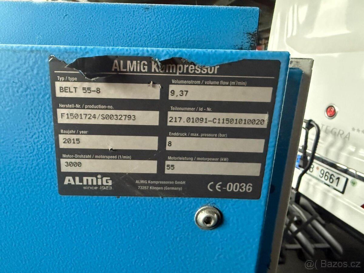 Šroubový kompresor ALMiG Belt 55 - 8 - 6