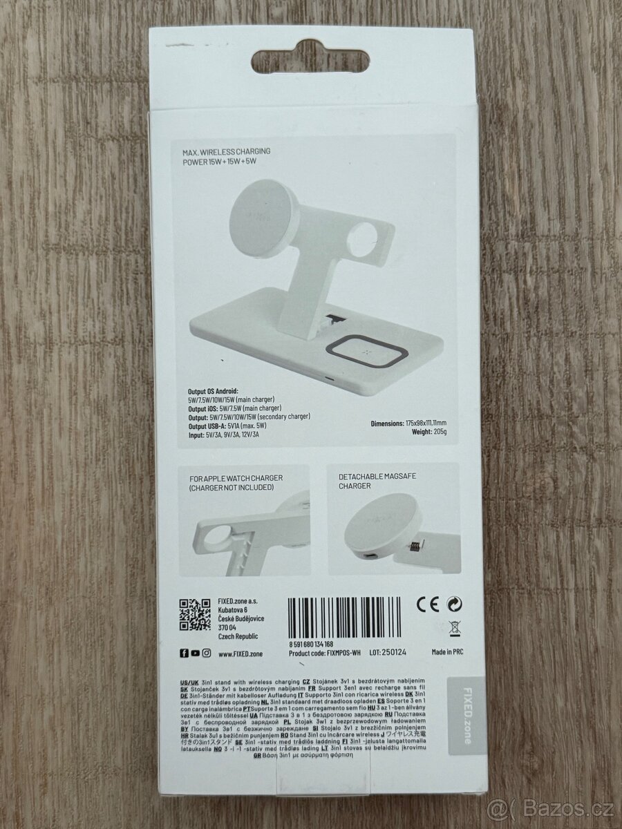 NOVÁ Bezdrátová nabíječka Fixed MagPowerstation 3v1 - 6
