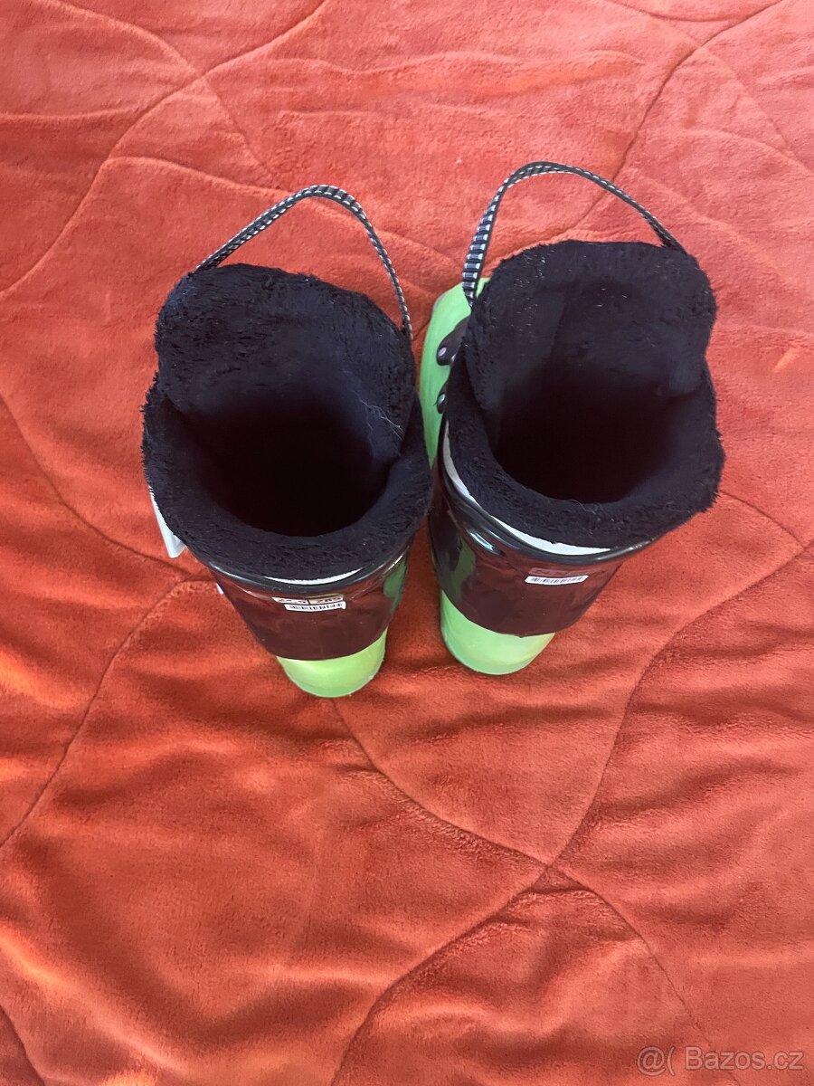 Univerzální lyže Nordica 130 cm + lyžáky 37-38 - 6