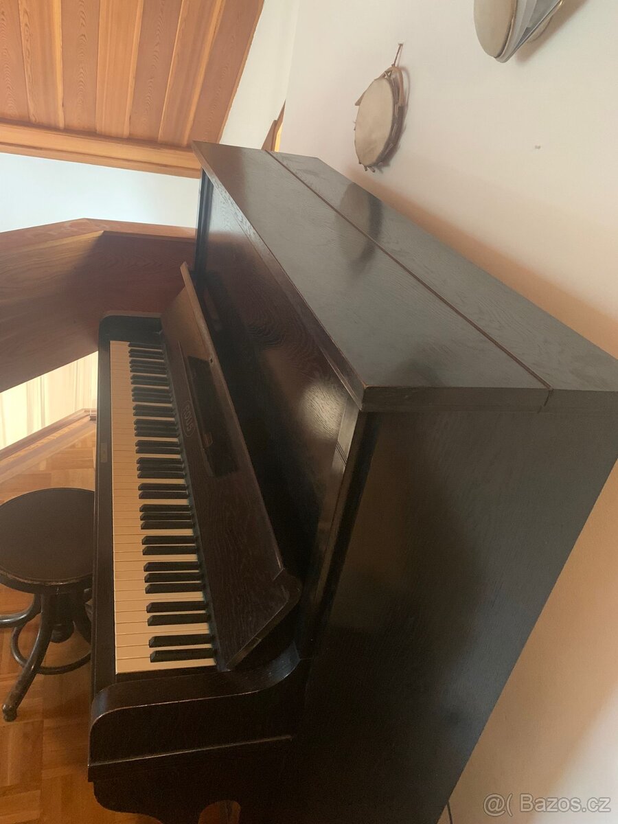 Pianino Rous – černý mat, 20. století - 6