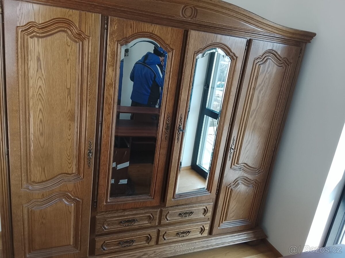 Postel, skříň komoda komplekt - 6