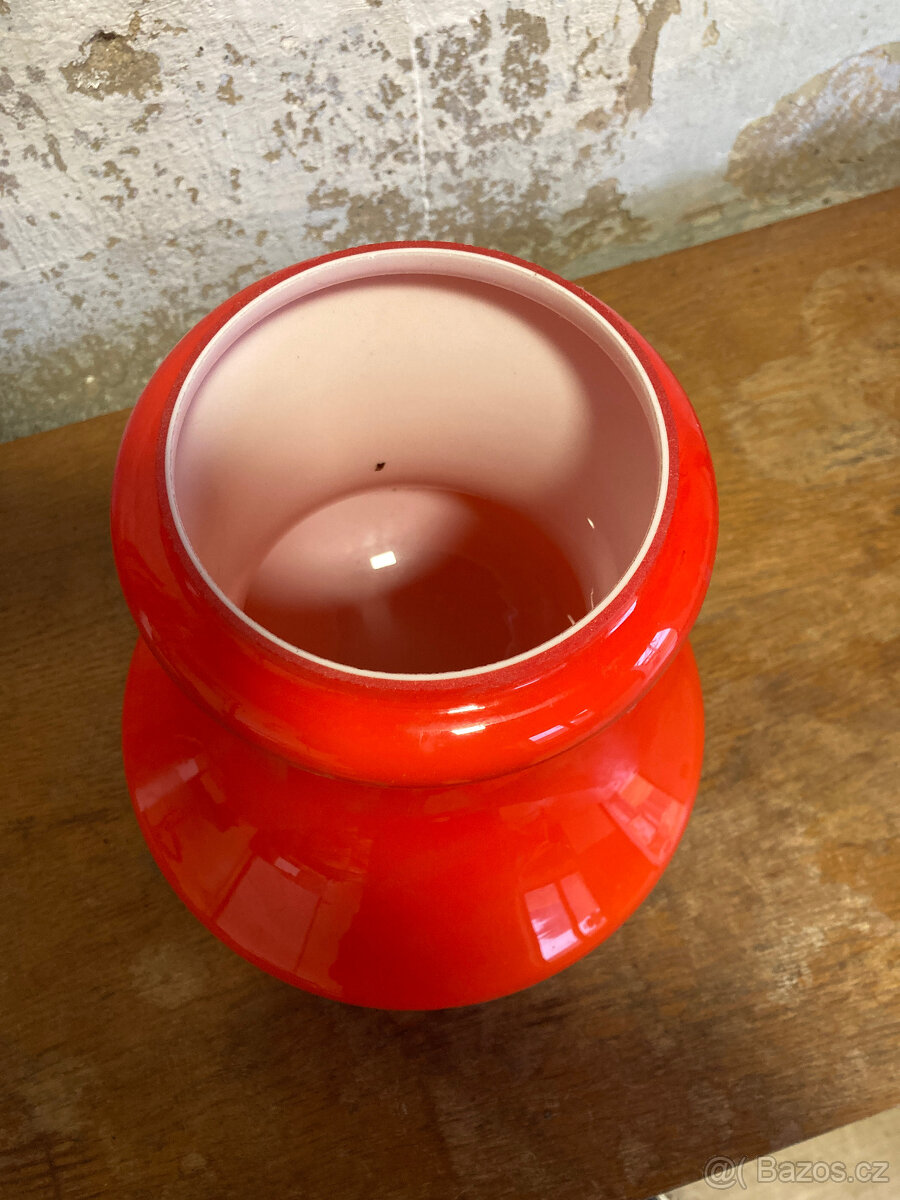 Keramika a Retro Lampa Opálové sklo - 6