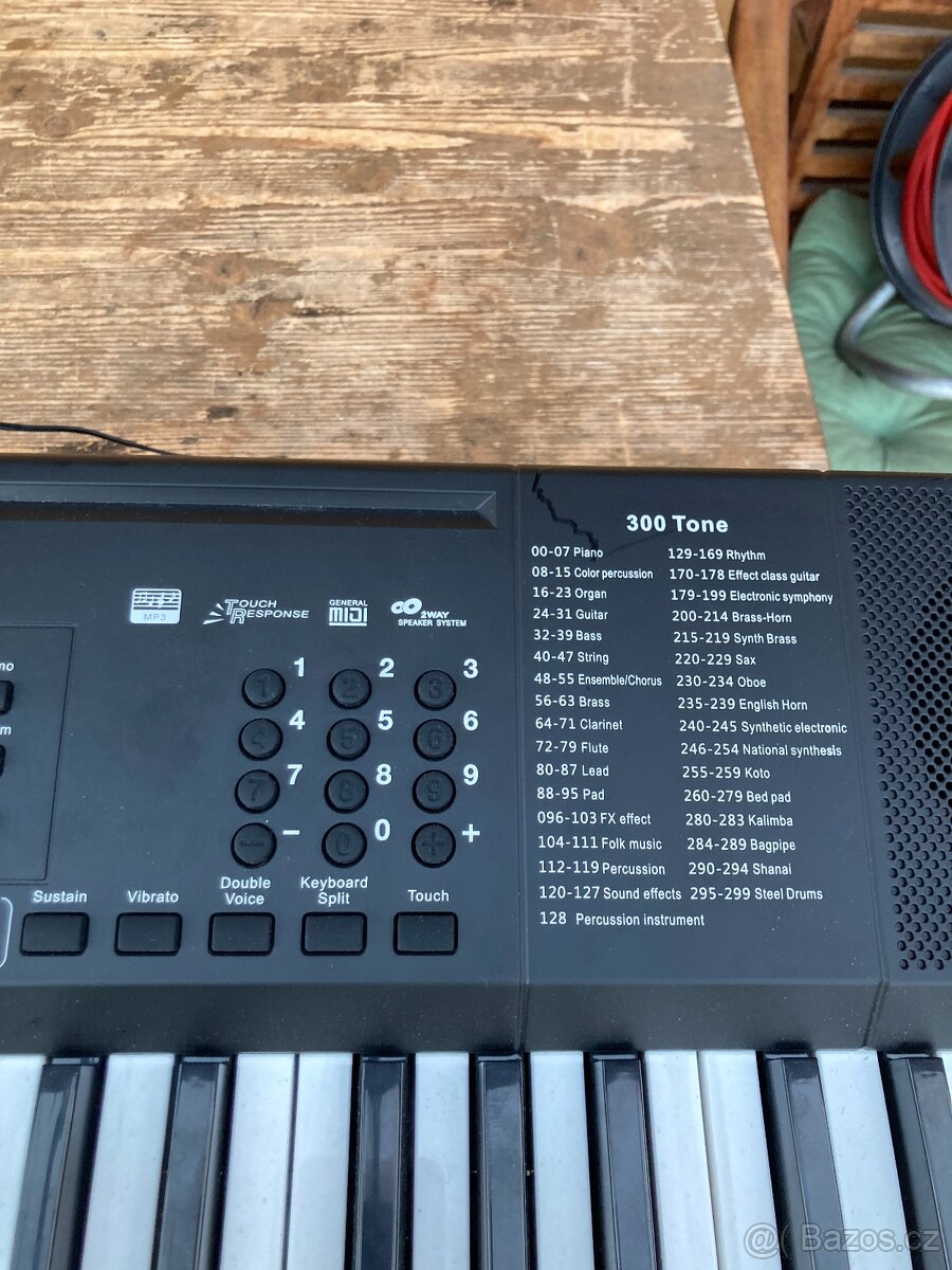 Klávesy Fox 168 BK + podstavec - 6