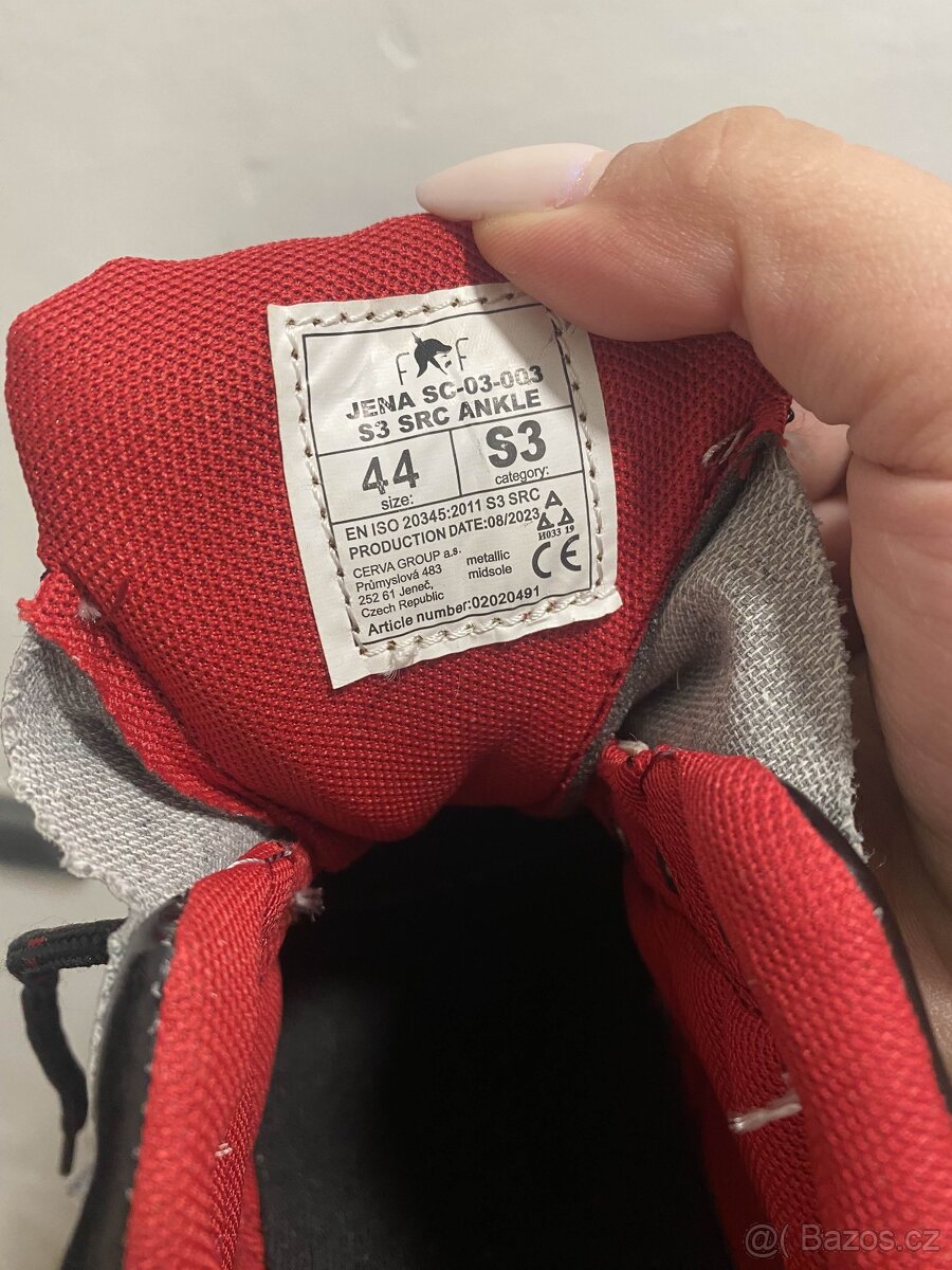 Boty ERVA JENA SC-03-003 kotník S3 - 6