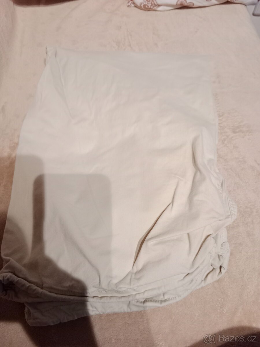 Široké plátěné kalhoty - 6