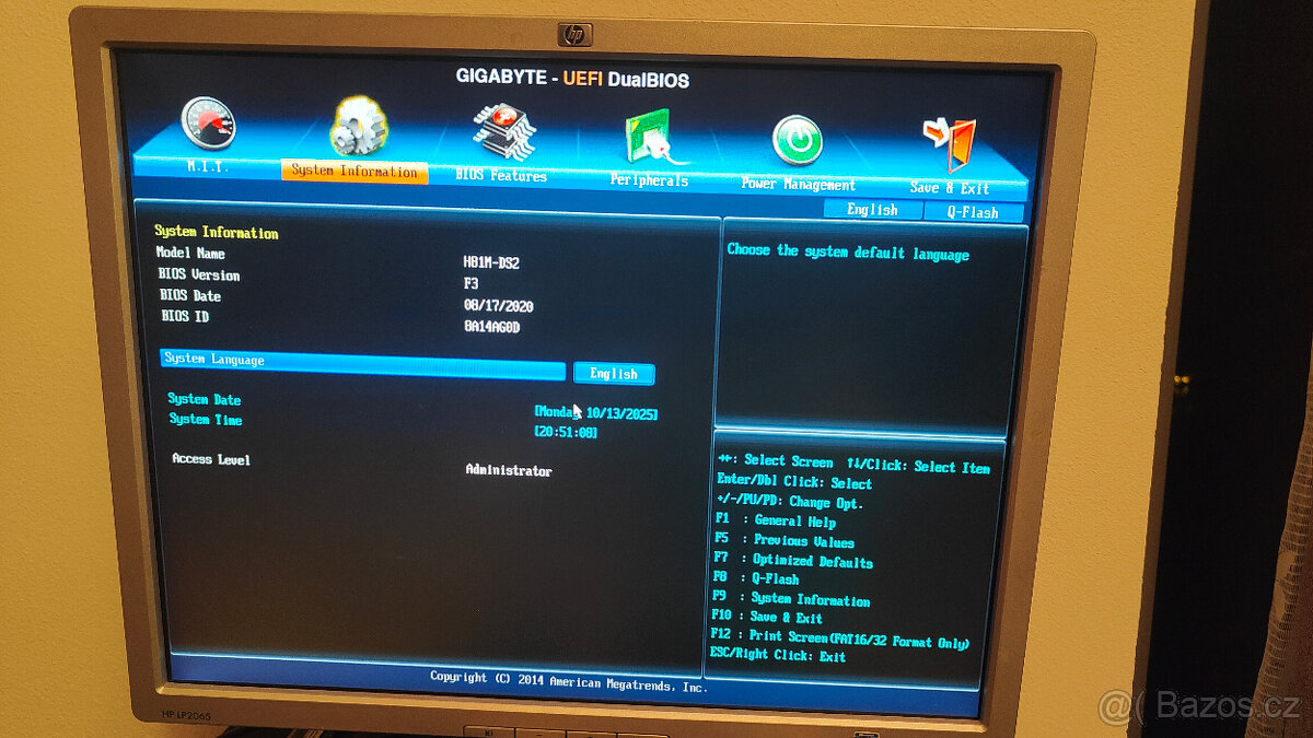 Gigabyte GA-H81M-DS2 + Procesor Intel i5-4590 + 4GB RAM - 6