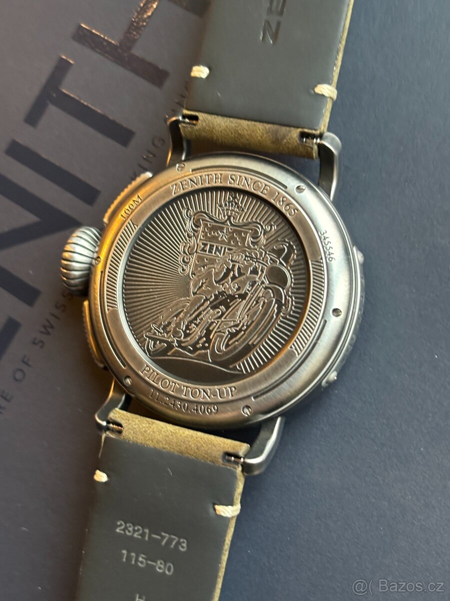original hodinky ZENITH PILOT TON-UP TYPE 20 nové - 6