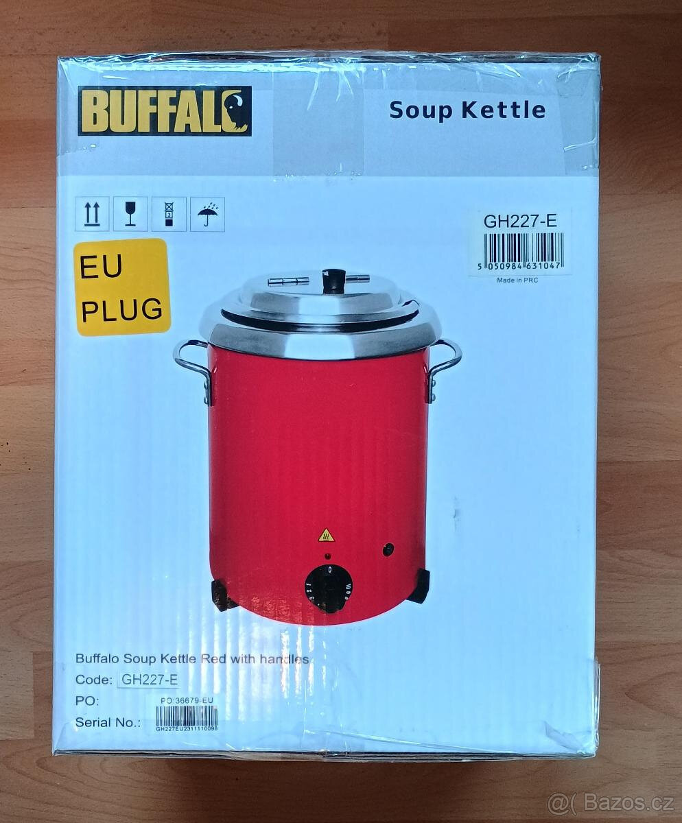 Nová Buffalo várnice na polévku s držadly 5,7L, 1500W - 6