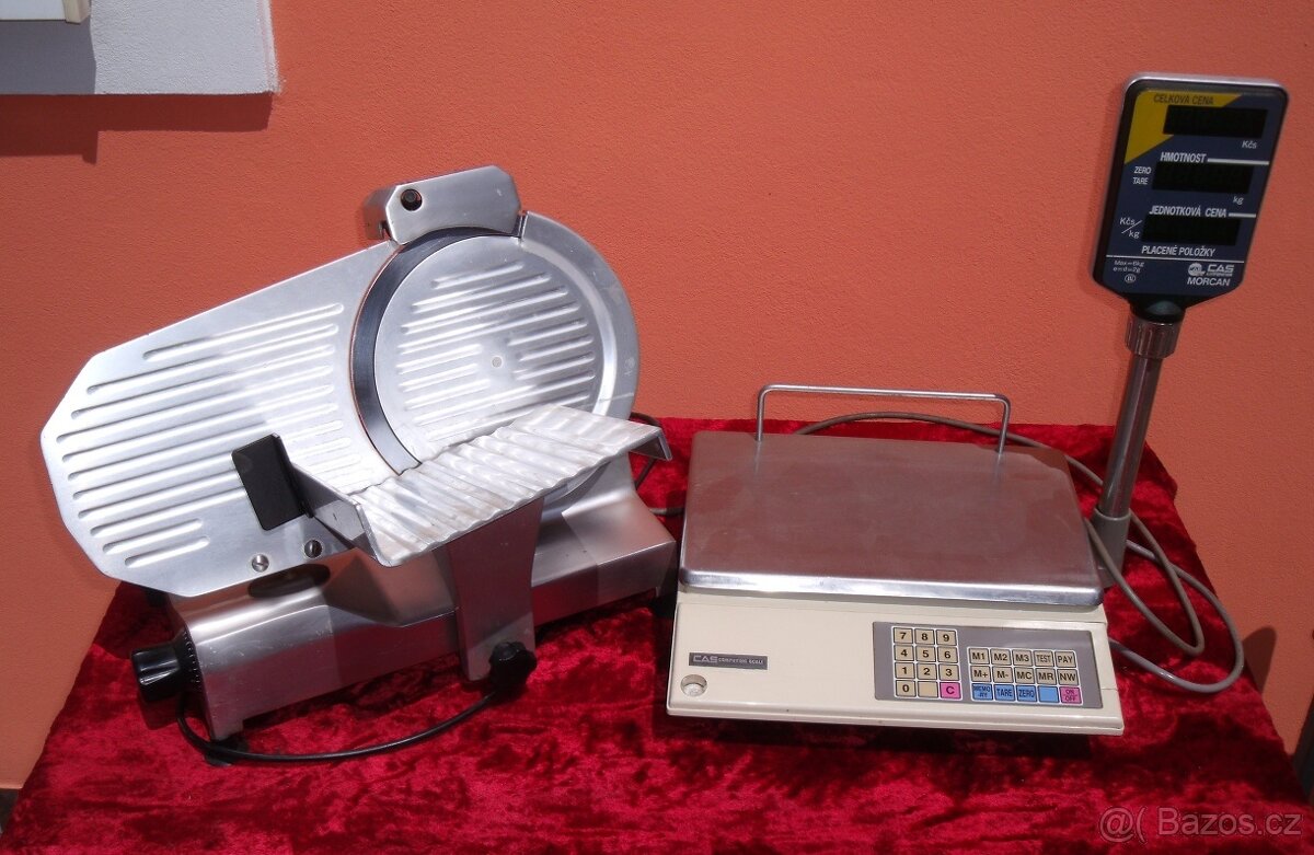 Příslušenství k robotu. Digitální váha. Nářezový stroj. - 6