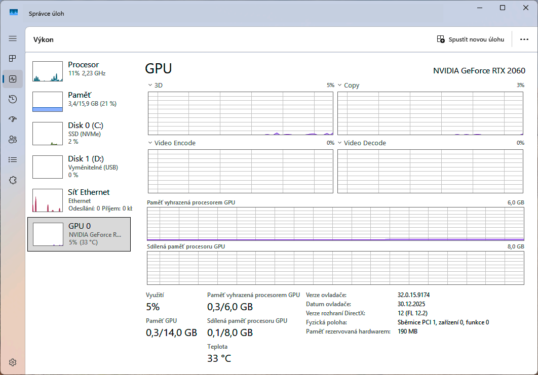 Malý Herní počítač s RTX 2060 OC - 6