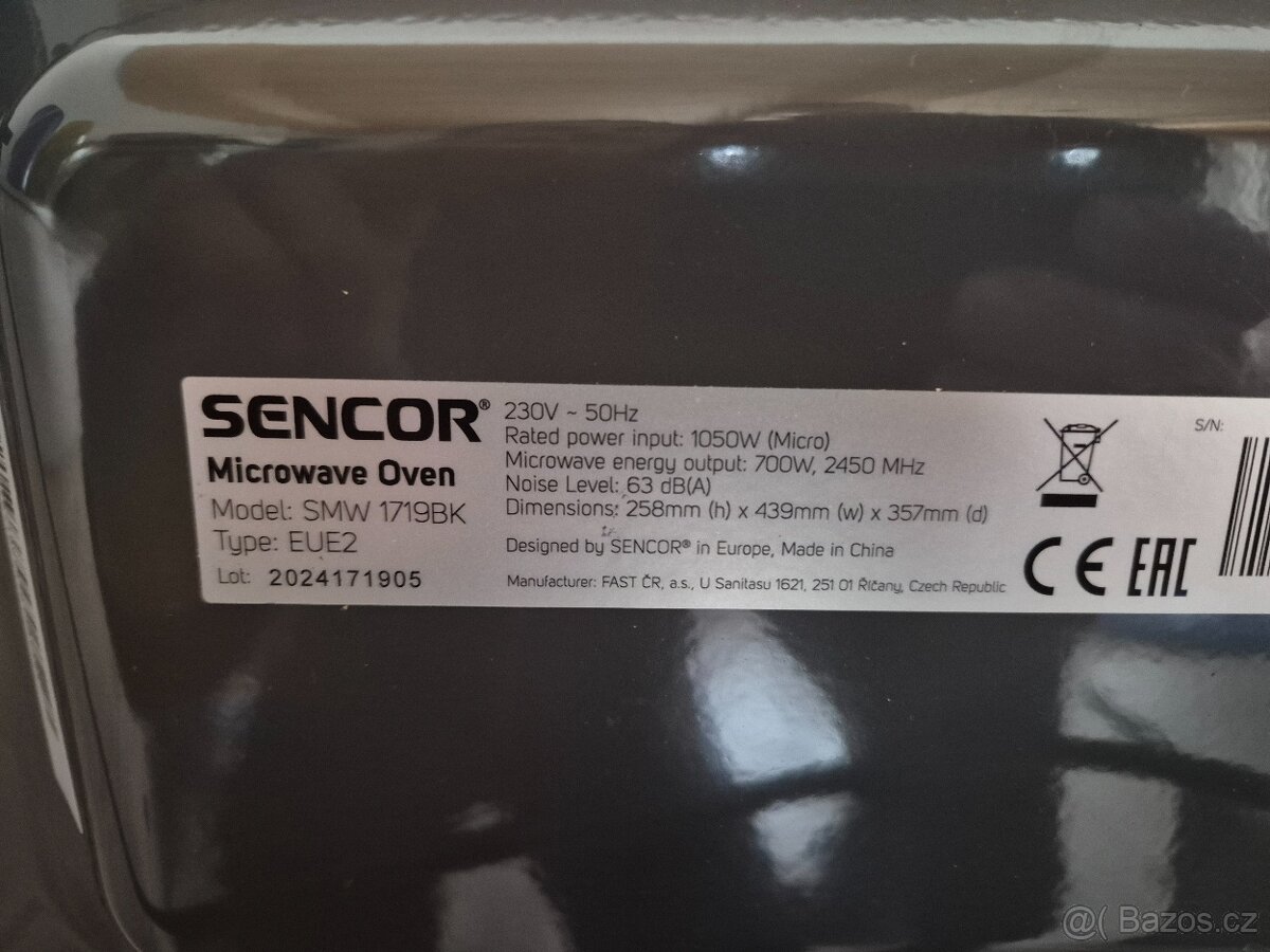Mikrovlnná trouba Sencor - 6