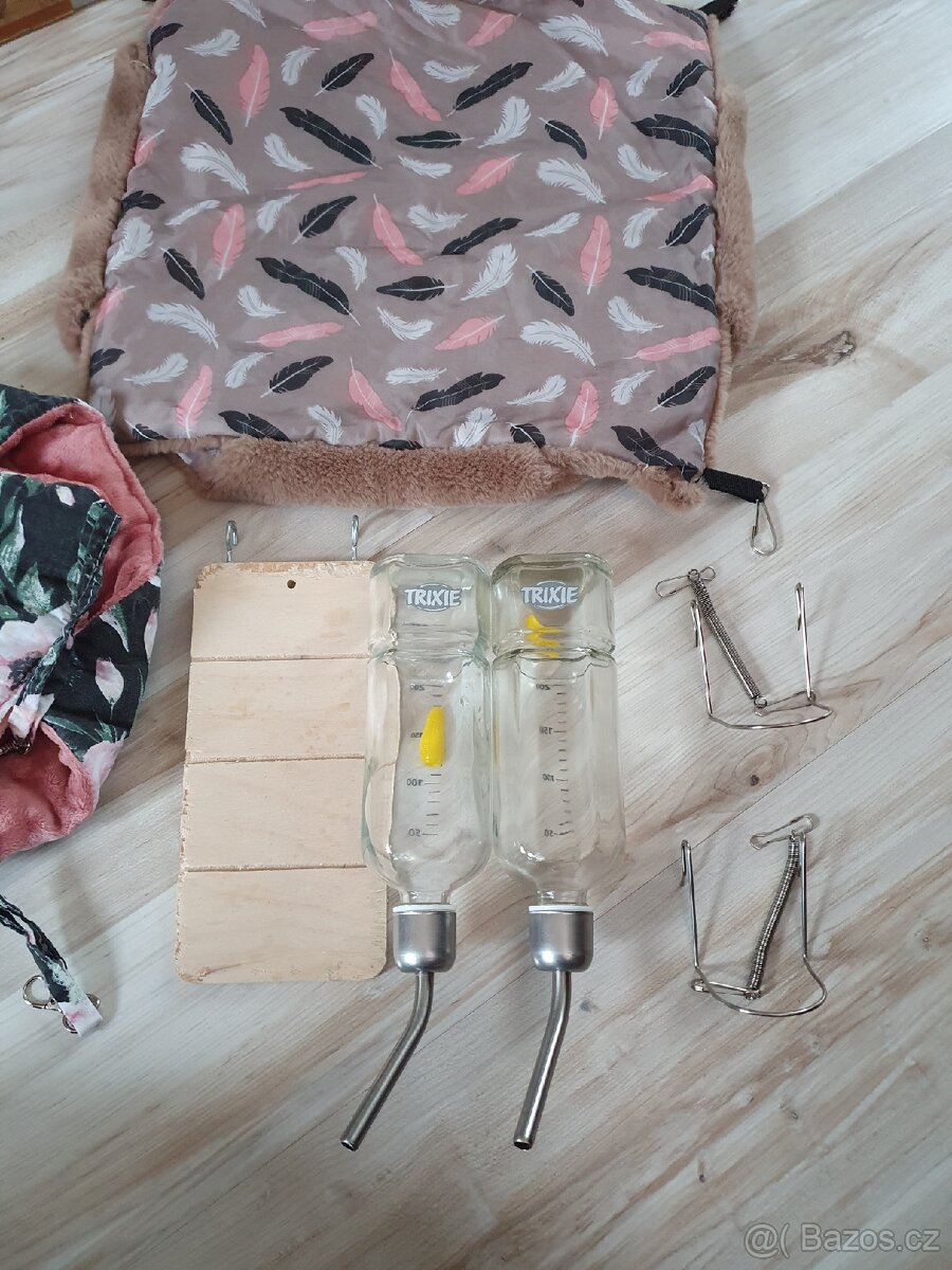 Domeček, tunel, miska, žebřík pro hlodavce - 6