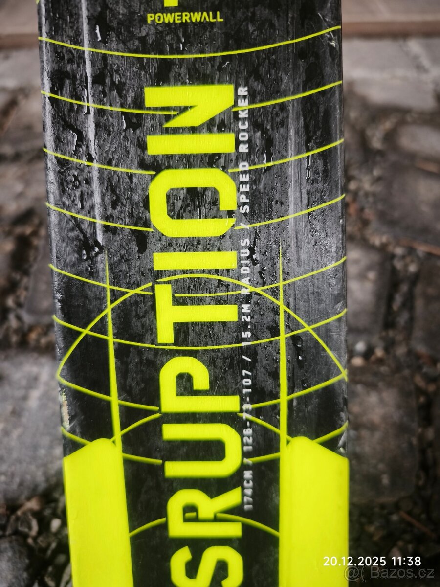 Lyže K2 DISRUPTION SC 174cm 15,2m - 6