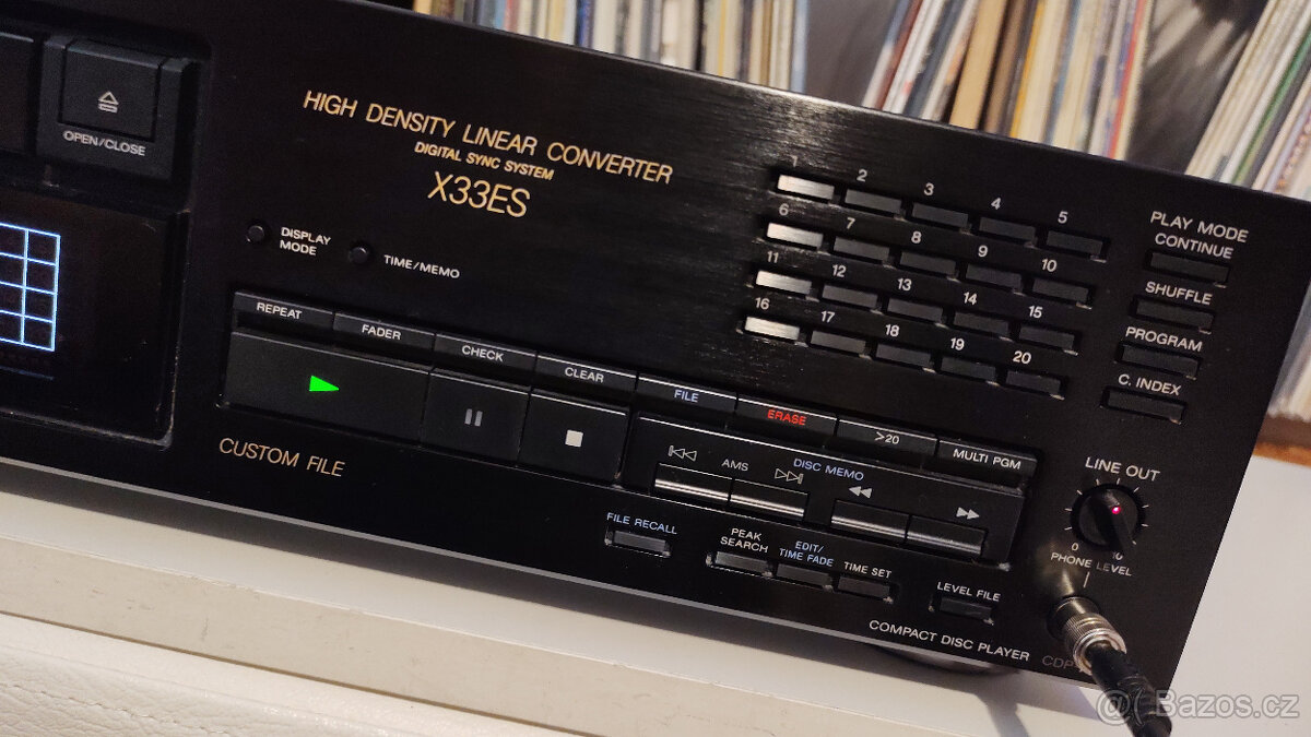 SONY CDP-X33ES Stereo CD Player + Příslušenství - 6