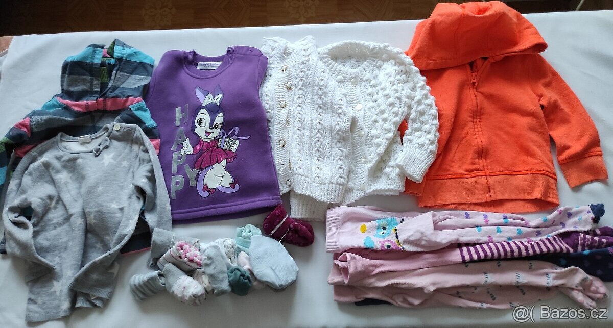 Krabice oblečení pro holčičku vel. 80-86 - 6