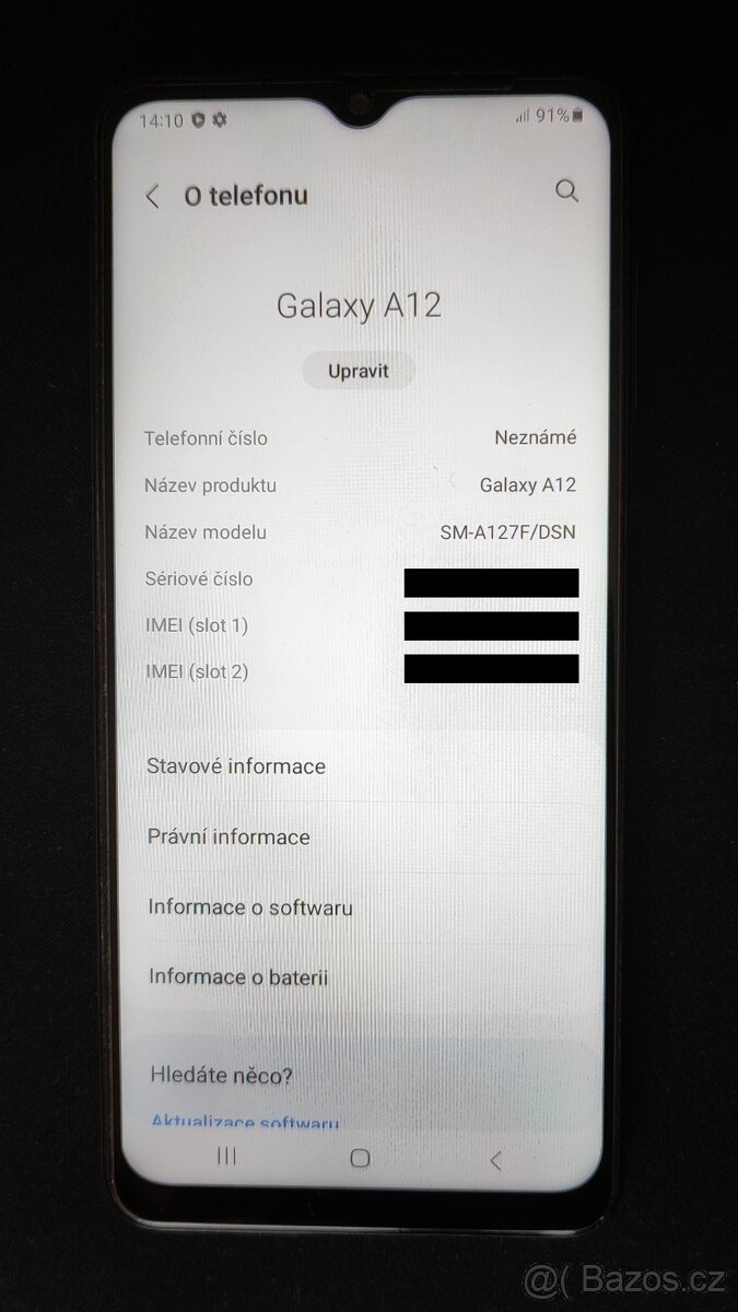 Samsung Galaxy A12 (A127F) – 4GB/64GB – velmi zachovalý stav - 6