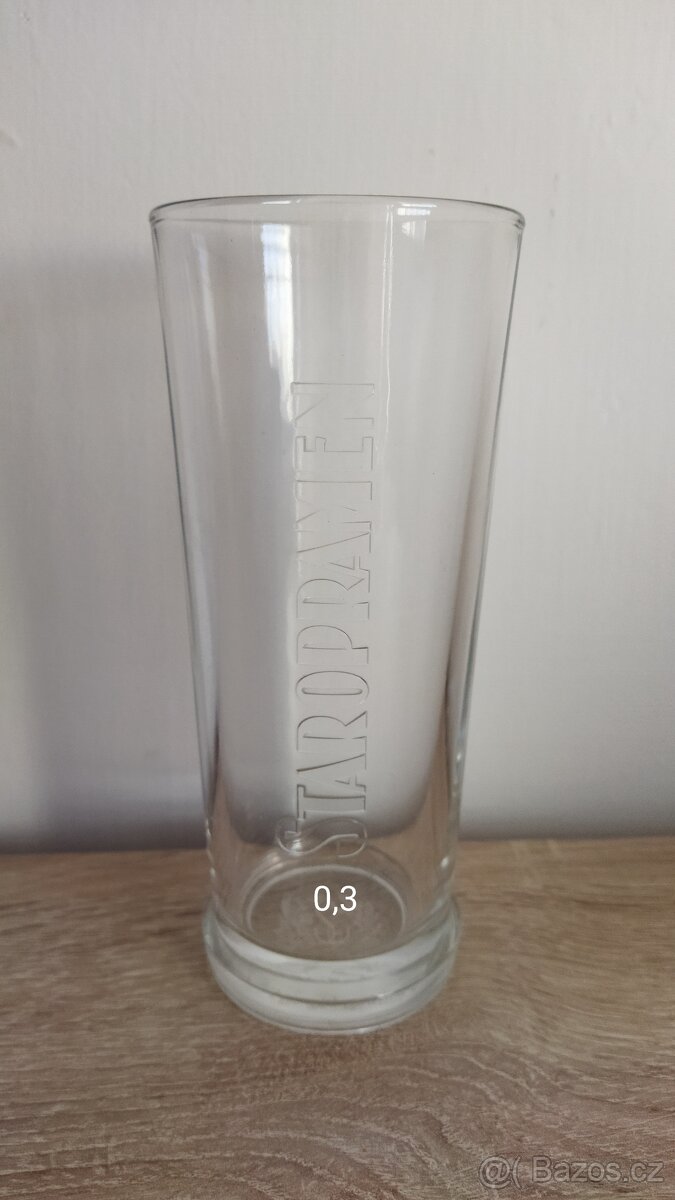 Pivní sklenice 0,3 l - 6