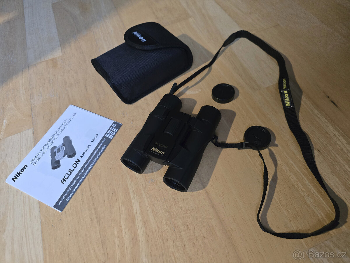 Nikon Aculon A30 10x25 Black – Téměř Nový, Jen 3x Použitý - 6