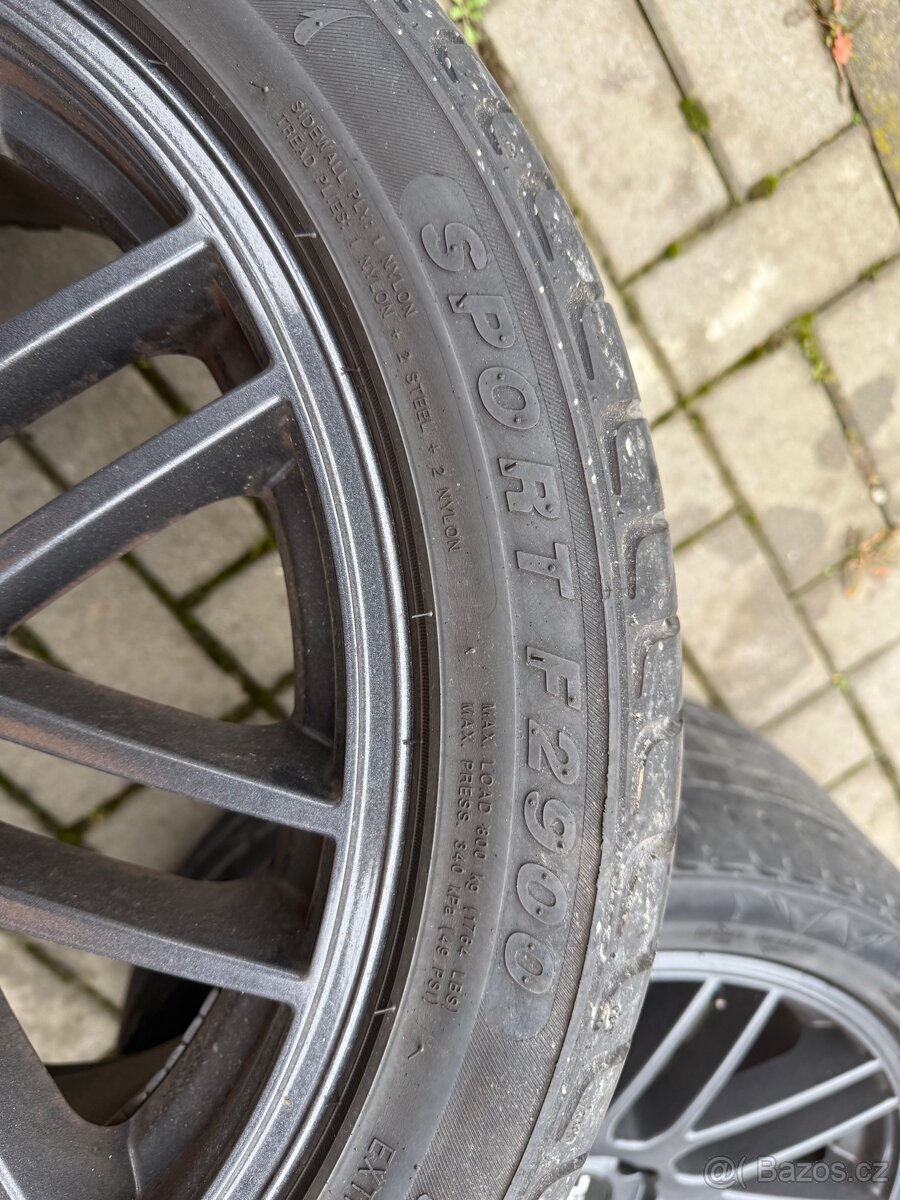 Alu kola R19 5x112 VW Škoda Seat 8.5”x19” pneu 255/40/19 - 6