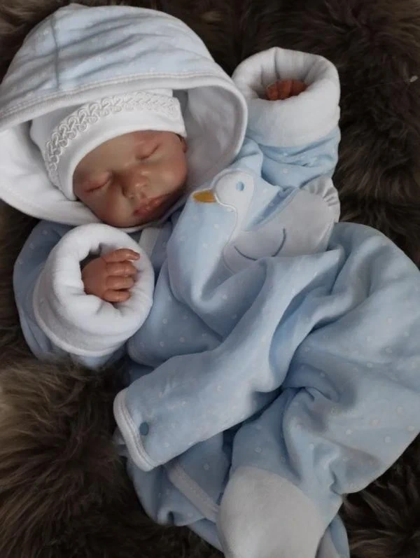 Modrý plyšový overal zn.Sardon - 6