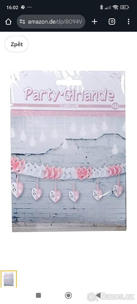 Svatební mašle 20 ks nebo Svatební girlanda - 6