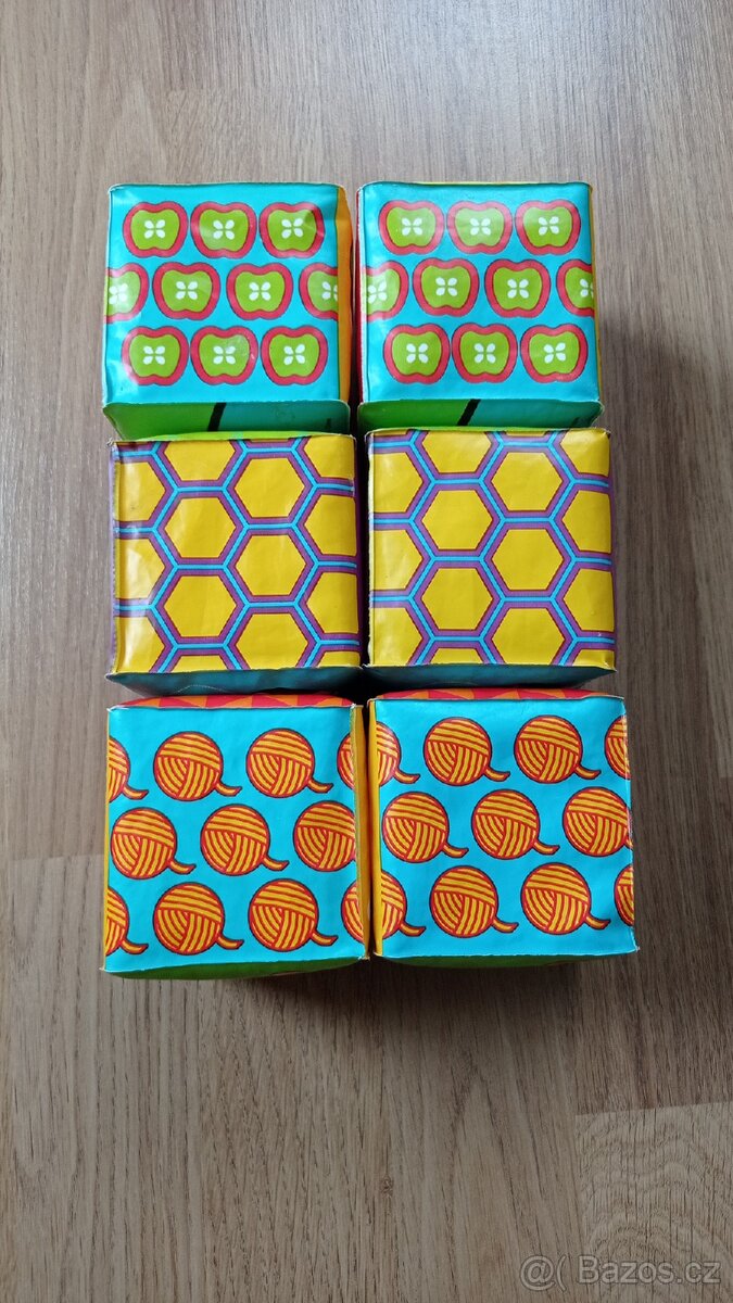 Pěnové kostky + kostka se šterchátkem - 6