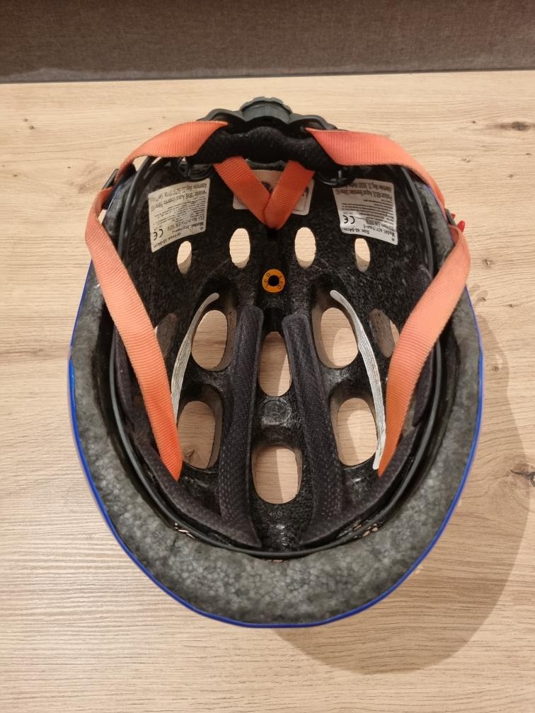 Dětská cyklistická helma ABUS modrá 48-54cm - 6