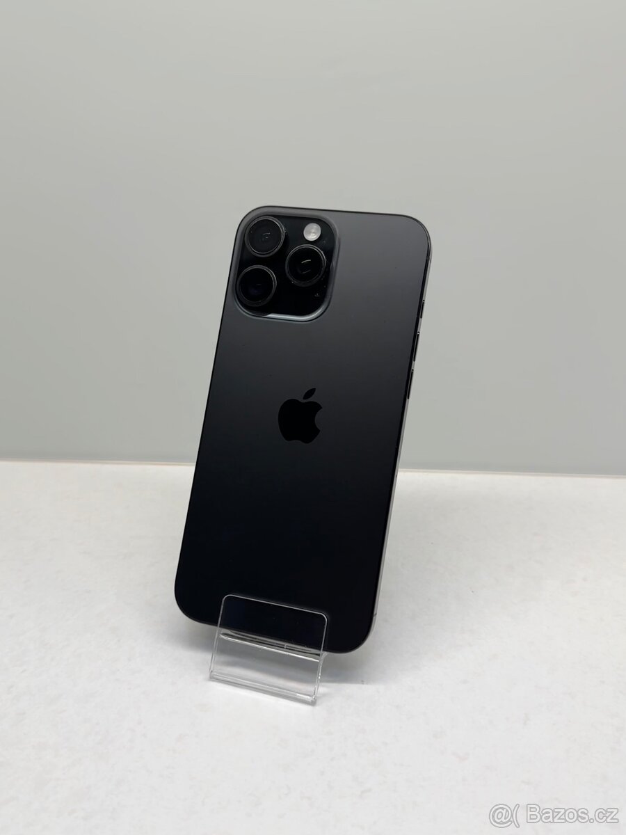 ZÁNOVNÍ APPLE IPHONE 16 PRO MAX 512GB-ČERNÝ,100% BATERIE - 6