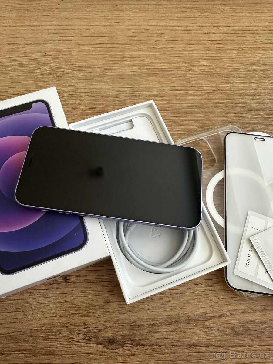 Apple iPhone 12 mini ZÁRUKA 12 MĚSÍCŮ Stav: A Baterie: 100% - 6