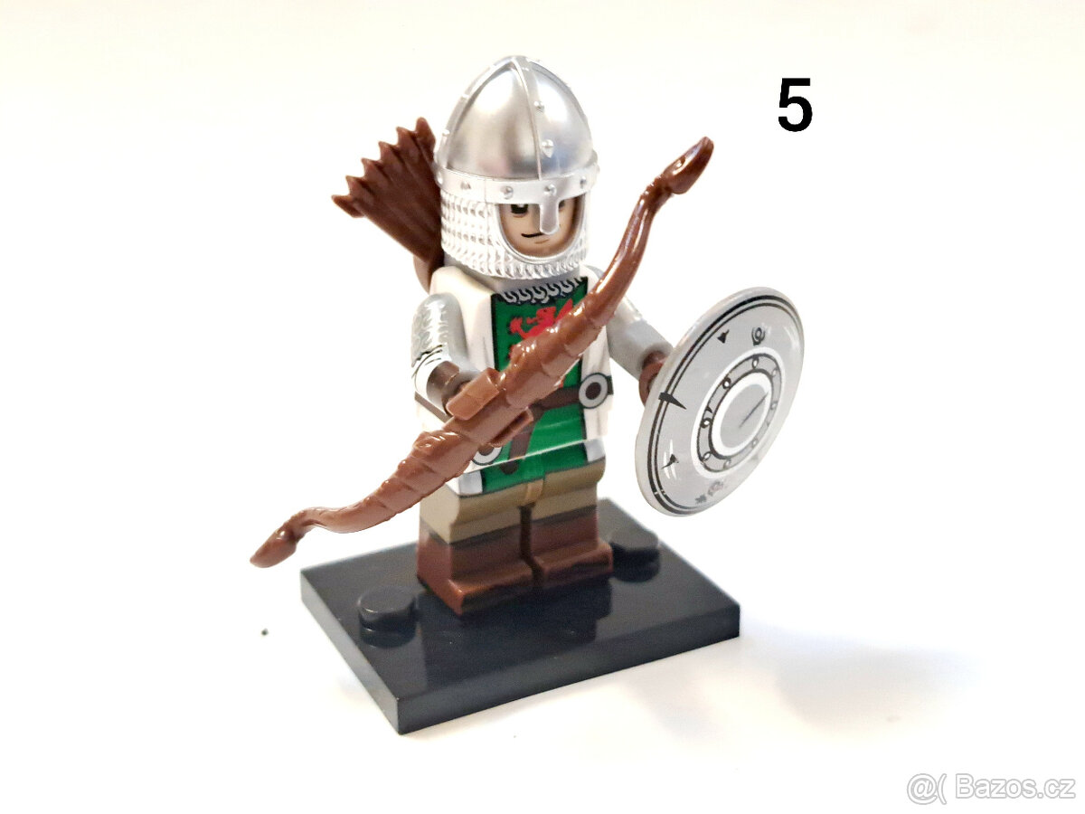 Minifigurky rytíři (8), typ Lego - 6