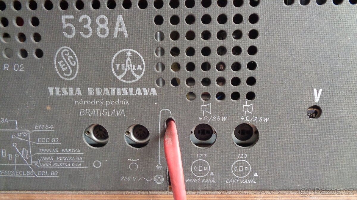 lampový receiver stereodirigent 538A - 6