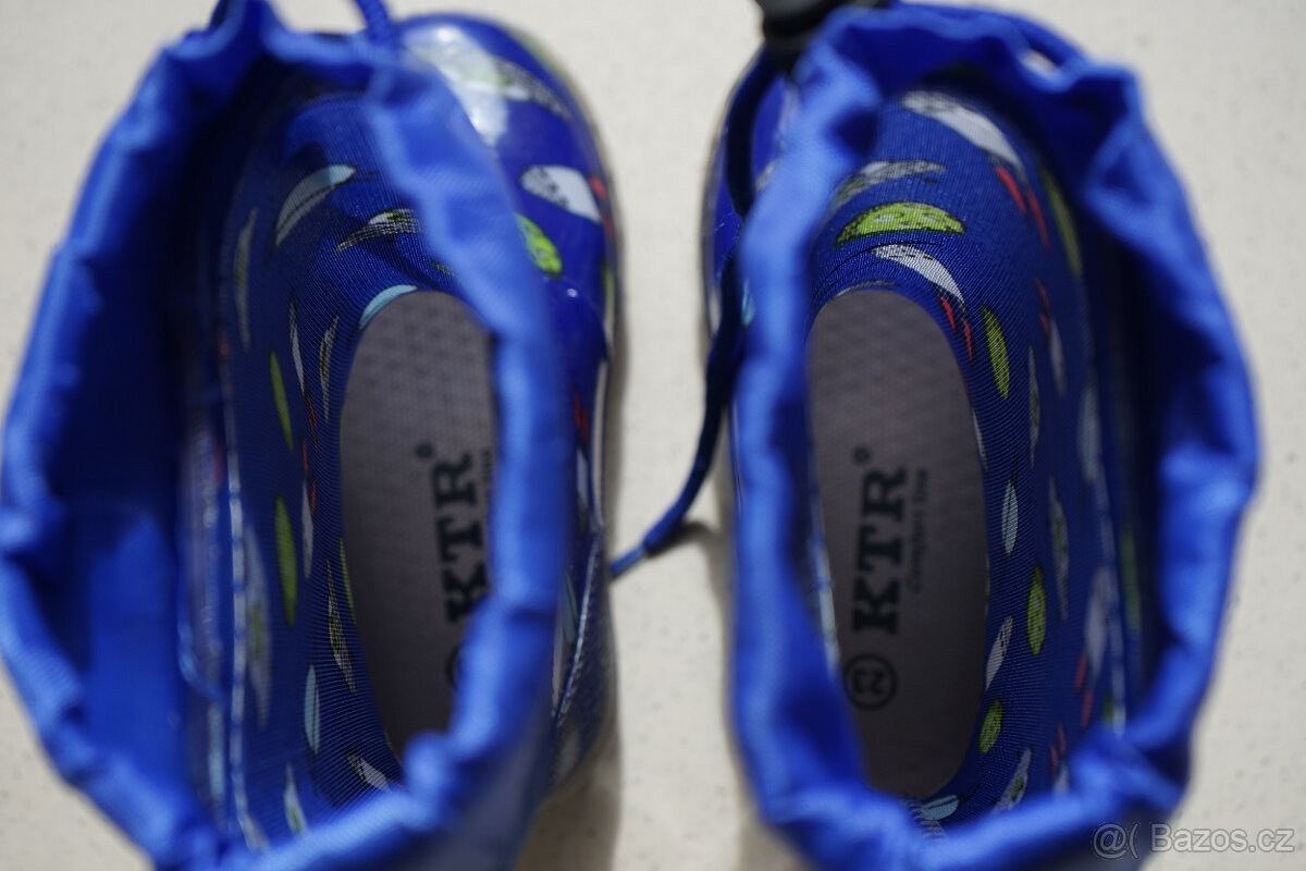 Chlapecké holínky modré, zn. KTR, vel. 23 - 6