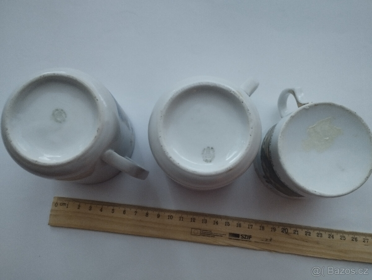 hrníčky starožitné,starožítná grogovka,.... - 6