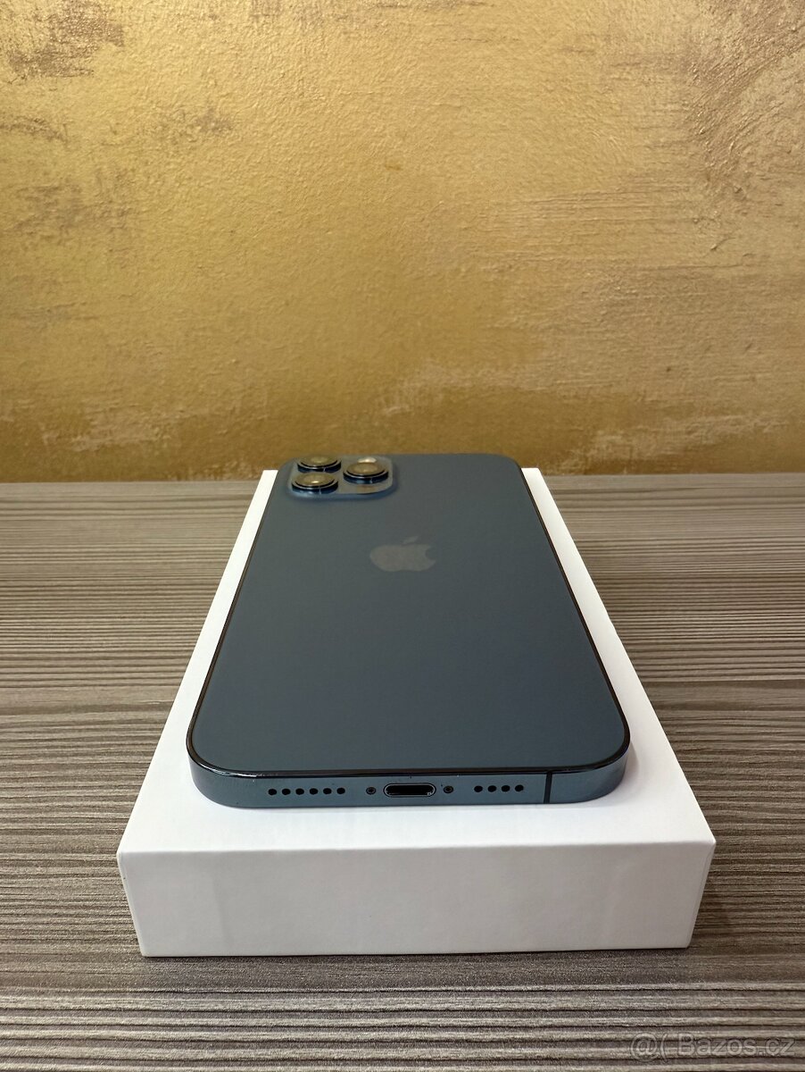 Apple iPhone 12 Pro Max 128GB modrý, baterie 100% - 6