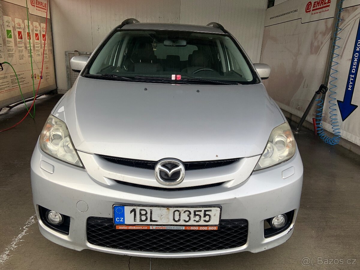 Mazda 5 2.0 diesel. Rok 2007. 105kW, 6kvalt. Klima - 6