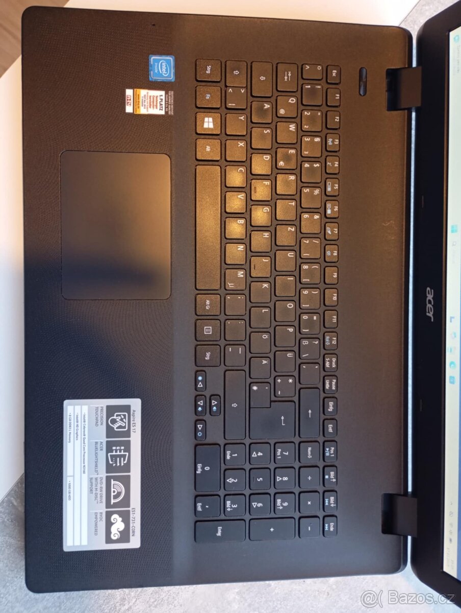 Acer 17.3 4jadro HDD320GB Ram 4Gb Bateri ok - 6