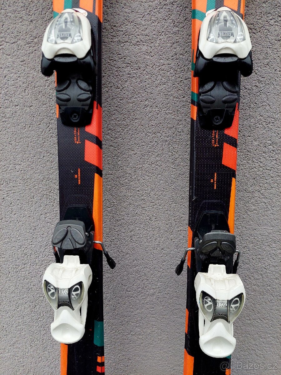 Lyže VÖLKL, 140 cm + lyžáky - 6