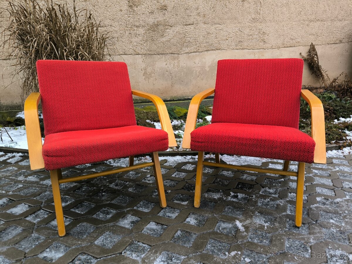 Retro křesla Mier Topolčany - Brusel 60. léta - 6