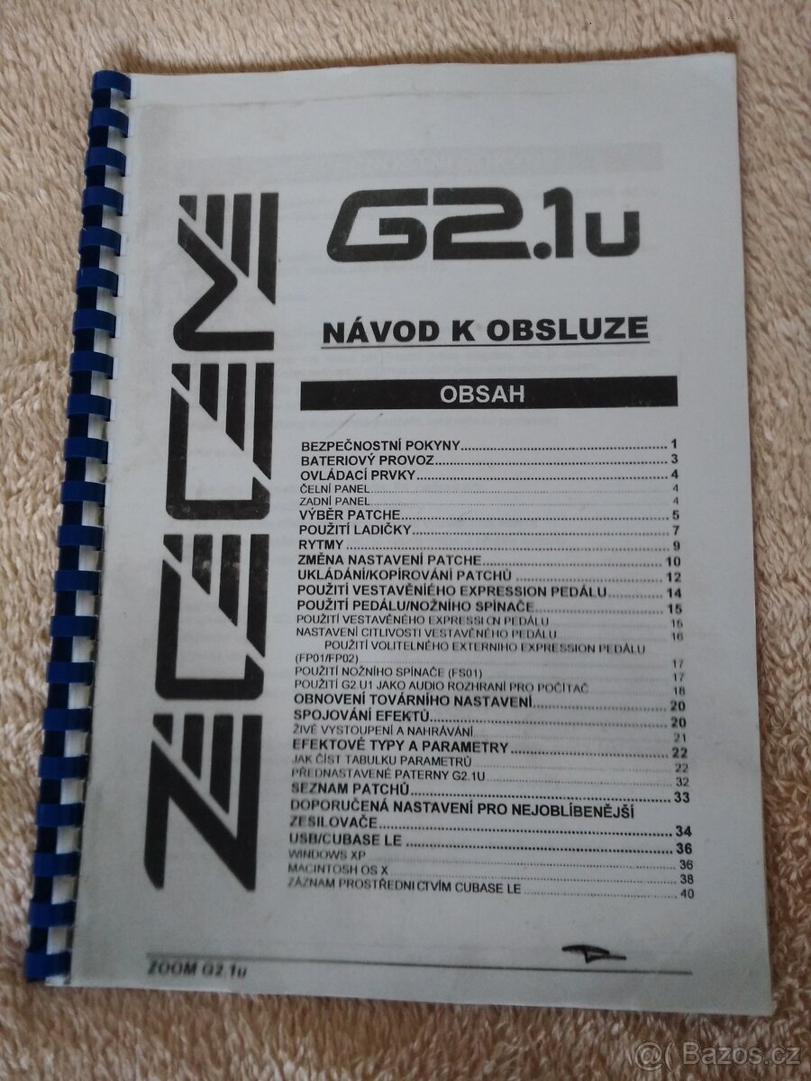 Predam multiefekt ZOOM G2.1u. - 6