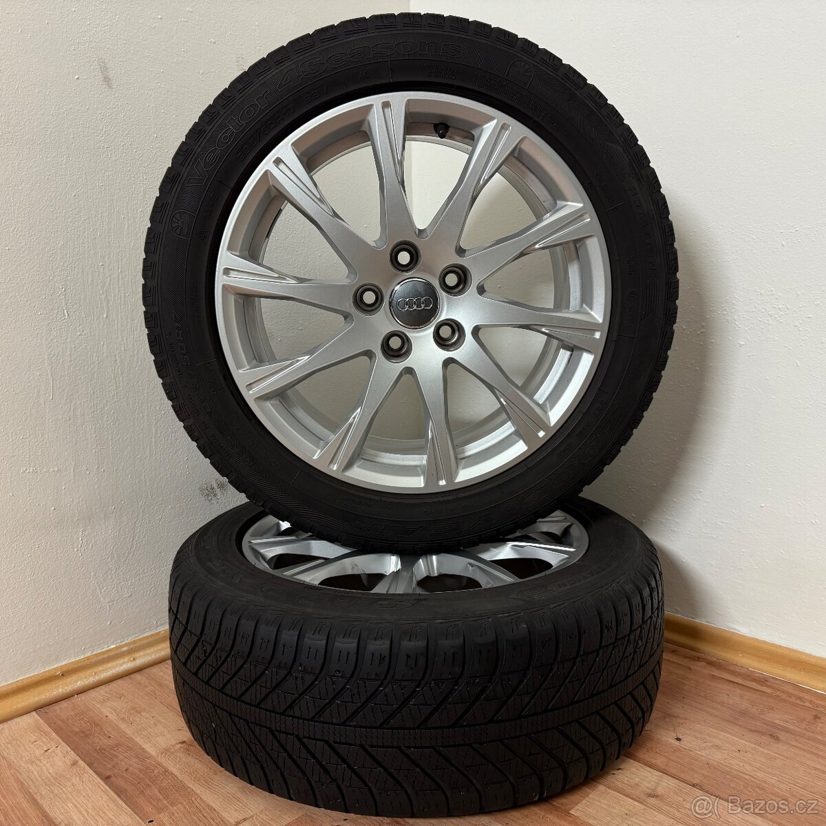 AUDI A4 B9 5x112 R17 ET38+CELOROČNÍ 225/50R17 5mm - 6