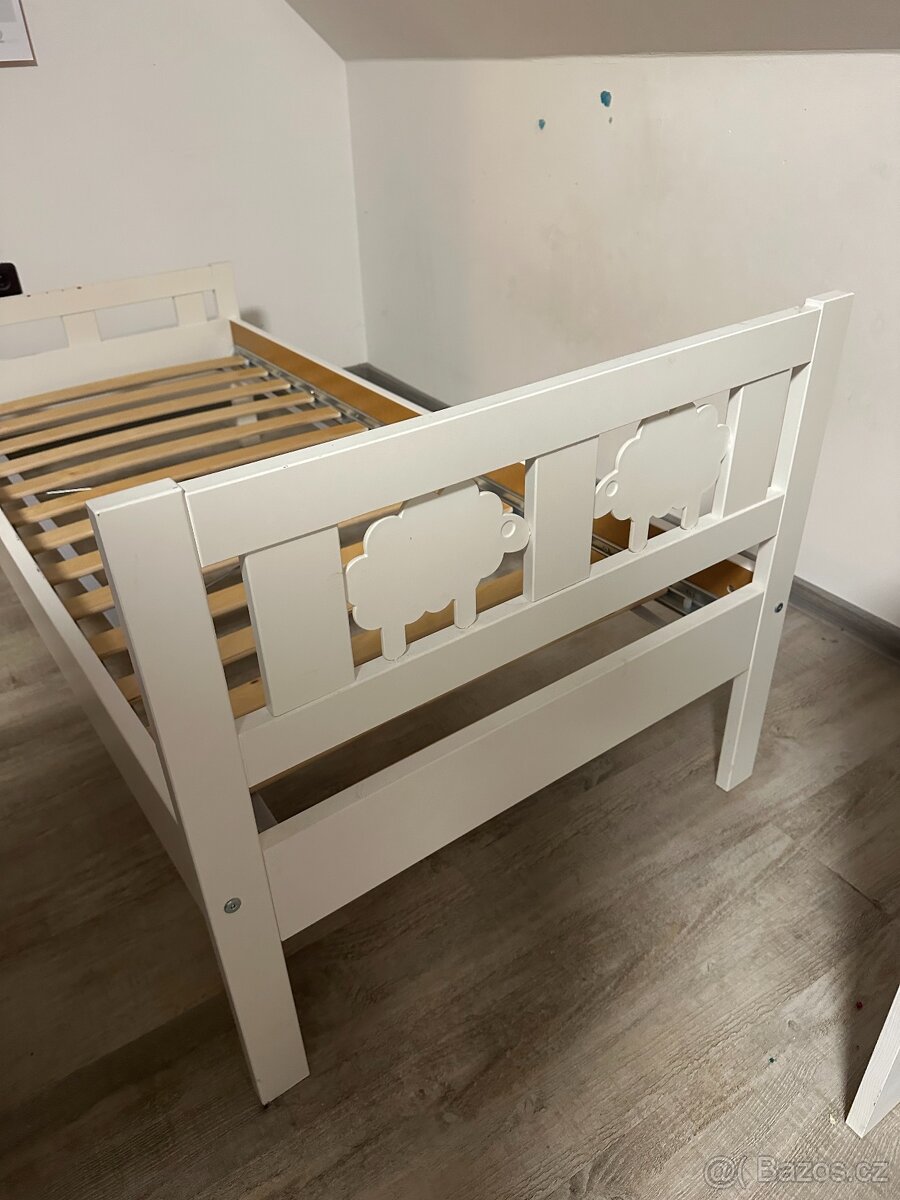 2x Bílá Dětská postel 160x70 - 6